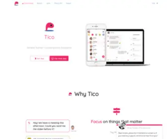 Tico.app(Where better conversation happens) Screenshot