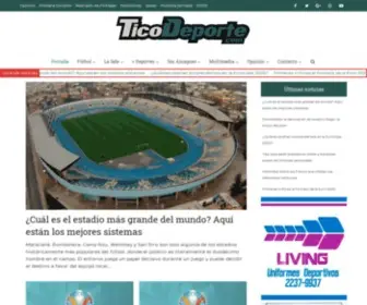 Ticodeporte.com Screenshot