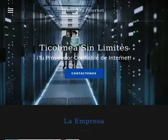 Ticolinea.com(Ticolinea Comunicaciones) Screenshot