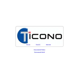 Ticono.de(Willkommen auf der Seite der Ticono GmbH) Screenshot