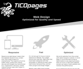 Ticopages.com(Ticopages Web Design) Screenshot