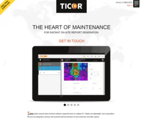 Ticor.co.uk(Home) Screenshot