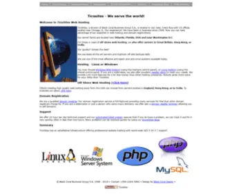 Ticosites.com(Web Hosting Costa Rica Linux) Screenshot