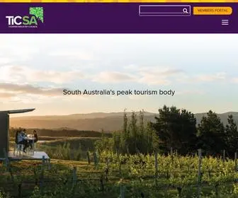 Ticsa.com.au(Tourism Industry Council of South Australia) Screenshot