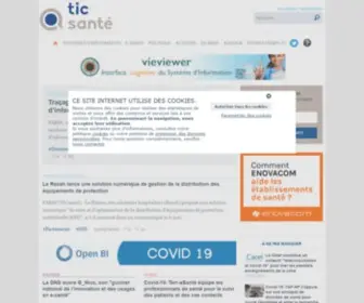 Ticsante.com(Informations sur la santé) Screenshot