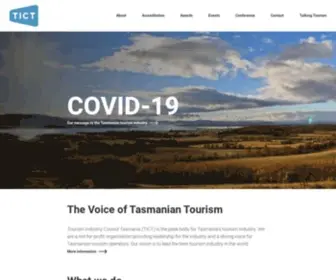 Tict.com.au(Tourism Industry Council Tasmania) Screenshot