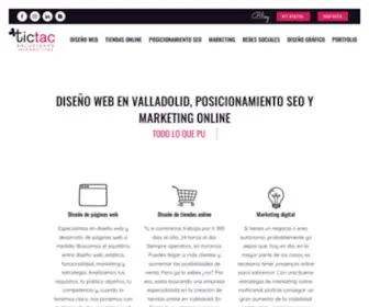 Tictacsoluciones.com(Diseño web Valladolid) Screenshot