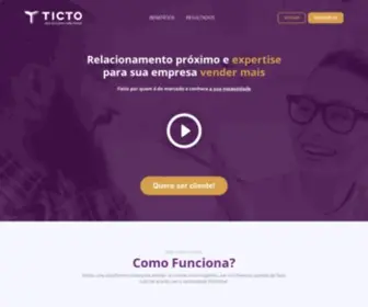 Ticto.com.br(Plataforma Premium Para Negócios Digitais de Alta Performance) Screenshot