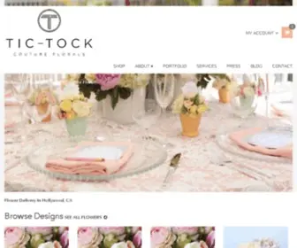 Tictock.com(Flower Delivery by Tic) Screenshot
