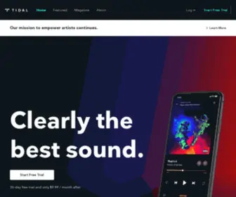 Tidal.com(High Fidelity Music Streaming) Screenshot