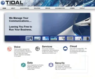 Tidalcom.com(Business Communications Company MA) Screenshot