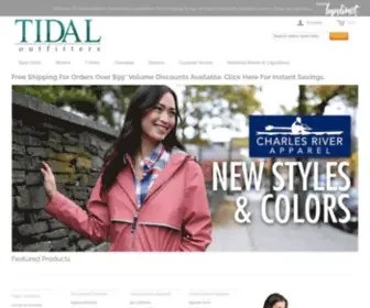 Tidaloutfitters.com(Tidal Outfitters Charles River Apparel) Screenshot