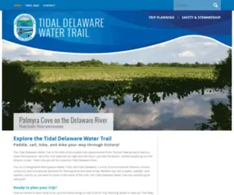 Tidaltrail.org(Tidal Delaware Water Trail) Screenshot