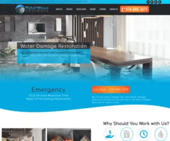 Tidalwavega.com(Water Damage Restoration Atlanta) Screenshot