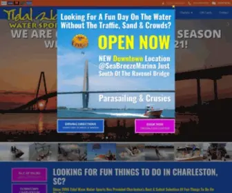 Tidalwavewatersports.com(Tidal Wave Water Sports Charleston) Screenshot