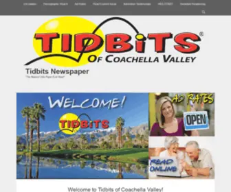 Tidbitsofcoachellavalley.com(Contact info) Screenshot