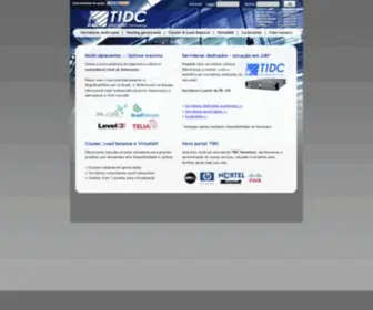 Tidc.com.br(Datacenter TIDC) Screenshot