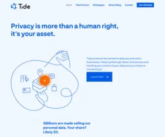 Tide.org(Cybersecurity &amp; privacy software infrustructure) Screenshot