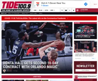 Tide1029.com(The Home of Alabama Sports) Screenshot