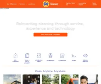 Tidecleaners.com(Tide Cleaners) Screenshot