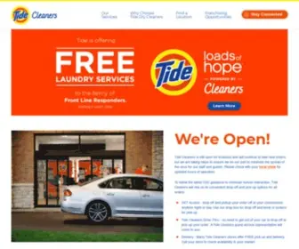 Tidedrycleaners.com(24/7 Dry Cleaning and Laundry Services & Locations) Screenshot