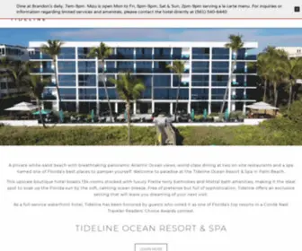 Tidelineresort.com(Palm Beach) Screenshot