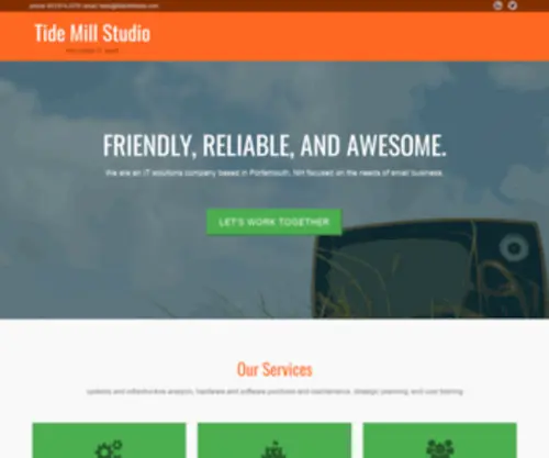Tidemillstudio.com(Strategic Marketing Consulting) Screenshot