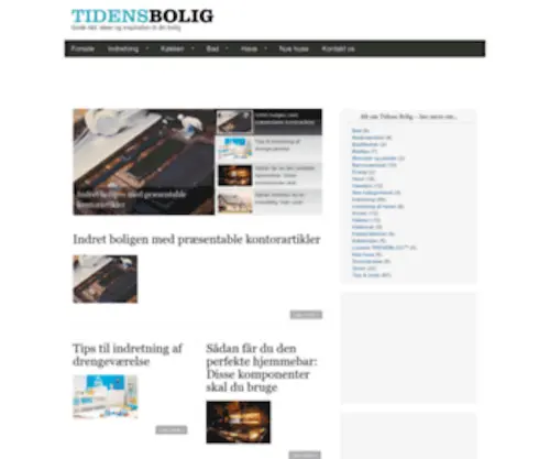 Tidensbolig.dk(TIDENS BOLIG) Screenshot