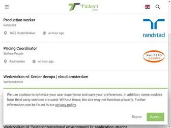 Tideri.com(Tideri Jobs) Screenshot