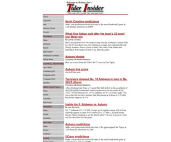Tiderinsider.com(Tider Insider) Screenshot