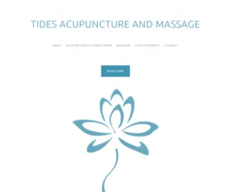 Tidesacupuncture.com(Tides Acupuncture and Massage) Screenshot