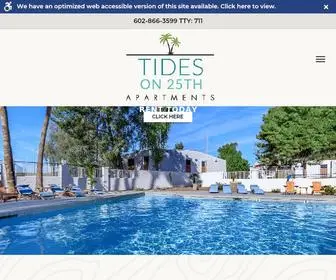 Tideson25TH.com(Tides on 25th) Screenshot