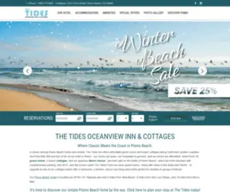 Tidespismobeach.com(Pismo Beach Hotels & Motels) Screenshot