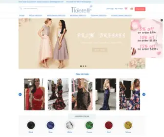 Tidetell.com(Cheap Bridesmaid Dresses) Screenshot