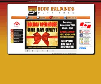 Tidf.ca(1000 Islands Duty Free) Screenshot