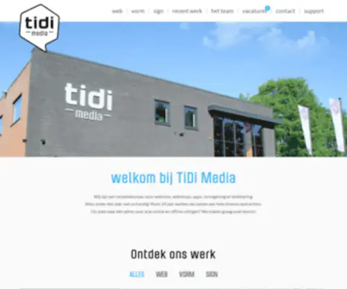 Tidi.nl(Welkom bij TiDi Media) Screenshot