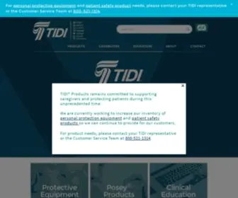 Tidiproducts.com(TIDI Products) Screenshot