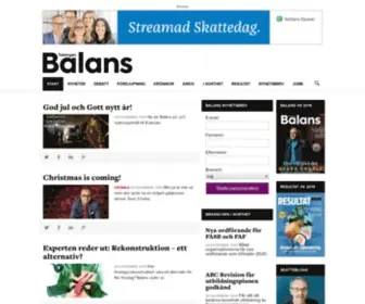 Tidningenbalans.se(Tidningen Balans) Screenshot