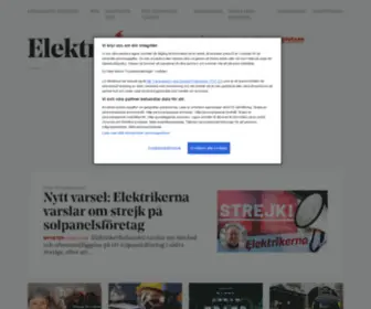 Tidningenelektrikern.se Screenshot