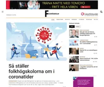 Tidningenfolkhogskolan.se(Folkhögskolan) Screenshot