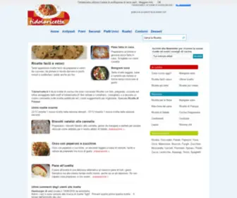 Tidolaricetta.it(Le Ricette di cucina di Tidolaricetta) Screenshot