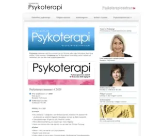 Tidskriftenpsykoterapi.se(Tidskriften Psykoterapi) Screenshot