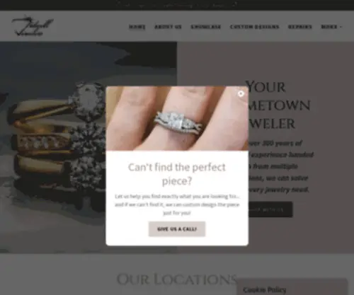 Tidwelljewelers.com(Johnston, SC) Screenshot