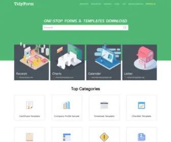 Tidyform.com(One-Stop Forms & Templates Download) Screenshot
