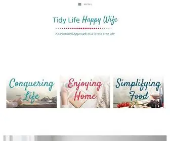 Tidylifehappywife.com(Tidylifehappywife) Screenshot