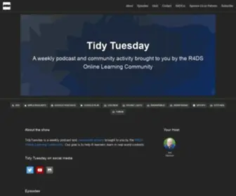 Tidytuesday.com(Tidy Tuesday) Screenshot