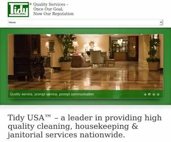 Tidyusa.com(Tidy Building Services) Screenshot