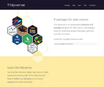 Tidyverse.org(The tidyverse) Screenshot