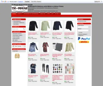 Tie-Break-GMBH.de(Tie-Break GmbH der Textil Großhandel in Berlin) Screenshot