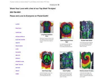 Tie-Dye.us(Tie-dye tee shirts in original, unique designs) Screenshot